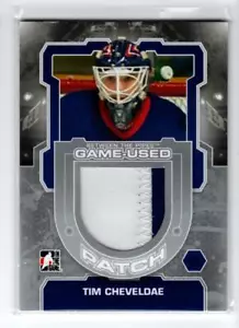 2012-13 Between The Pipes Jerseys Patch Silver #M10 Tim Cheveldae *#/19 - Picture 1 of 1