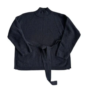 Free People FP Beach Mockneck Side Slit Tie Waist Knit Sweater Size XS - Bild 1 von 11