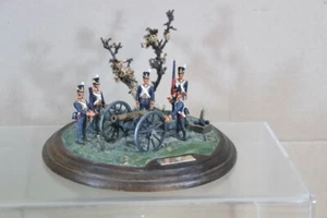 ROSE MINIATURES NAPOLEONIC BRITISH ROYAL HORSE ARTILLERY CANNON & CREW DIORAMA - Picture 1 of 9