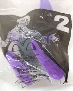 2002 McDonalds Happy Meal SEGA Dino-Chi Pterodactyl Toy #2 - Purple - NEW - Picture 1 of 4
