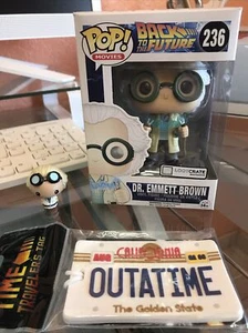Funko. Zurück in die Zukunft #236 Dr. Emmett Brown Lot und Etikett Outta Time - Bild 1 von 3