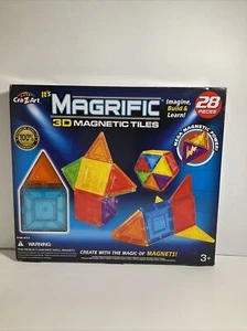 Cra-Z-Art Magrific 3D Magnetic Tiles 28 Piece Set - New - Sealed - Fast Ship! - Picture 1 of 2