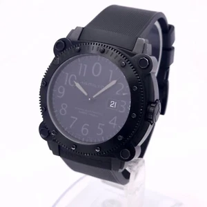 Hamilton Khaki Navy BeLOWZERO H78585333 Auto 46mm Black Dial 1000m Stainless - Picture 1 of 3