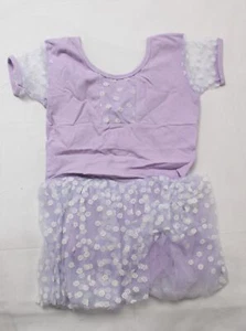 Arshiner Girl's Skirted Leotard Sparkle Tutu Ballet Dress JL3 Purple Size 15 NWT - Picture 1 of 3