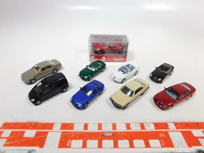 9X Herpa 1:87/H0 PKW MB: 025164/500 SL+Vaneo+SLK+600 SEC Ecc, S.G. #CA424-0,5 - Immagine 1 di 3