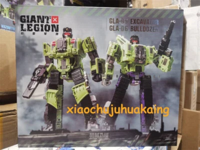 IN STOCK NEW Mecha Invasion GLA05&06 Giant Legion Builder Bonecrusher&Scavenger  - Image 1 of 4