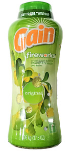 Gain Fireworks Green In Wash Scent Booster Beads Original Large 37.5oz Jumbo