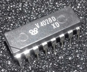 5pcs. V4028D = CD4028BE BCD TO DECIMAL DECODER - Picture 1 of 1