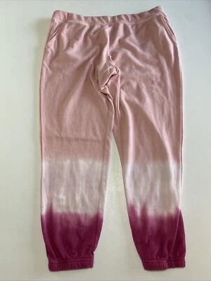 Pantalones de chándal Wildfox Tie Dye para mujer talla X-grande rosa tirar en puños al tobillo defecto Foto 1 de 4