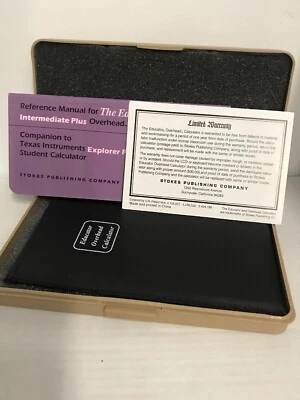 Calculator Keeper Educator Overhead Calculator 1995 - Intermediate Plus - Image 1 of 4