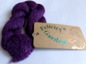 Felicity's Garden ~ Silk & Merino Wool Needlework Fibers ~ 044 Grape ~ USA made - Picture 1 of 4