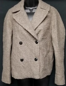 Giacca blazer doppiopetto GAP Taupe nuova con etichetta lana cotone acrilico taglia XS - Foto 1 di 6