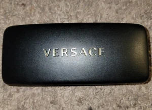 Versace Designer Hard Eye Glasses Storage Case Black - Picture 1 of 4