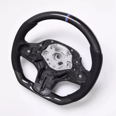 Real carbon fiber Steering Wheel For BMW G30 G01 M5 M8 X3 X5 525I 530I 530I 540I - Image 1 of 4