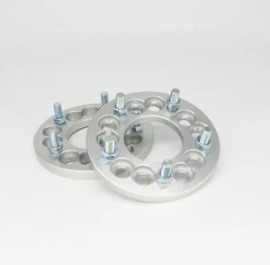 15mm Adapters - 5x4.5 vehicle to 5x4.75 wheel - 12mm x 1.5 Studs Spacers - 2pc - Picture 1 of 1
