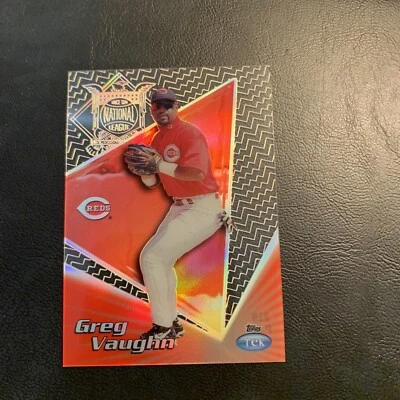 C32c 1999 Topps Tek #21b Greg Vaughn Cincinnati Reds￼￼￼,￼pattern￼ 02 - Image 1 of 2