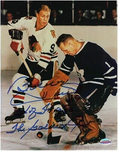 Bobby Hull-Chicago Blackhawks-Autographed 8 x 10 Photo With Inscriptions - Picture 1 of 1