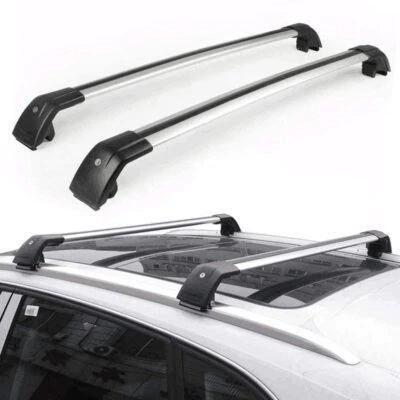 Barra transversal para portaequipajes de techo bloqueables 2 piezas para BMW X1 E84 2010-2015 astilla Foto 1 de 4
