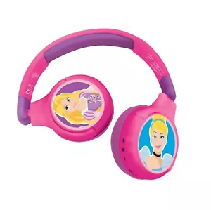 Lexibook - Disney Princess - 2 In 1 Bluetooth« Foldable Headphones ... Toy NEW - Picture 1 of 5