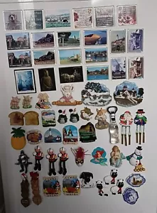 Various Fridge Magnets Mixed Job Lot Bundle Of 61 Souvenir Travel Collectables  - Picture 1 of 8