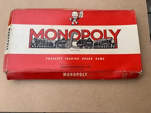 Rare Vintage 1957-1960 Monopoly Board Game Patent Ref 711 891 Metal Flat Tokens - Picture 1 of 11