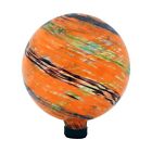 Sunnydaze 10-calowy szklany globus do obserwacji na zewnątrz - odblaskowa piłka ozdoba podwórkowa ...