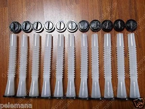 11 Gas Fuel Diesel POURING SPOUTS NOZZLES incl Stopper Caps BLITZ MIDWEST GOTT - Picture 1 of 10