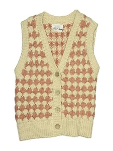 Zara Girls Brown Sweater Vest 9 - Picture 1 of 2