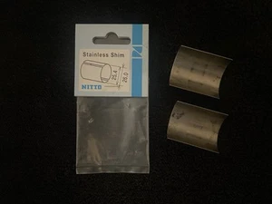 Nitto Stainless Handlebar Shims 25.4mm to 26.0mm - Picture 1 of 2
