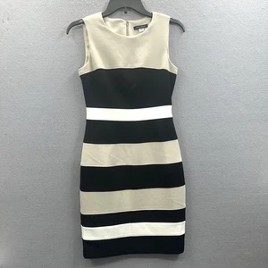 Tommy Hilfiger Colorblock Women's Dress Size 2 Sleeveless Office Career Business - Picture 1 of 7