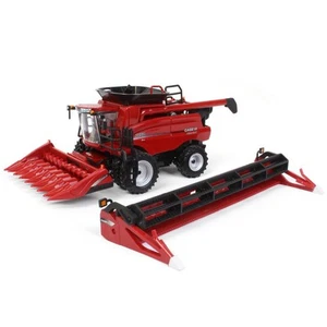 1/64 Prestige Case IH 7150 Combine w/ Corn & Grain Headers ERTL 44243 ZFN44243 - Picture 1 of 8