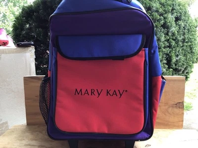 Vintage Retro Colorway Mary Kay Travel Luggage Carry On With Wheels 21"x13"x7" - Image 1 of 4