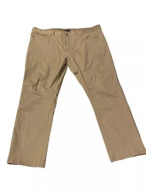 Pantalones de mezclilla ALFANI para hombre beige calce clásico mezcla de algodón cintura 32 Foto 1 de 3
