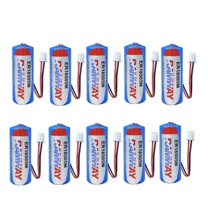 10PCS for Fanso ER18505M 3.6V A 3500mAh Non-rechargeable Battery with White Plug - Picture 1 of 4
