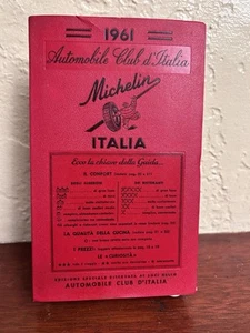 1961 Michelin Italia Automobile Club D’Italia L1500 Softback Book Guide - Bild 1 von 11