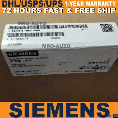 New Siemens 6SN1118-1NK01-0AA2 SIMODRIVE 611 6SN1 118-1NK01-0AA2 - Image 1 of 3