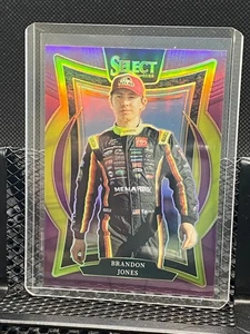 Brandon Jones  2025 Select Racing - Purple Prizm #'d /199  - #91 Grandstand - Picture 1 of 2