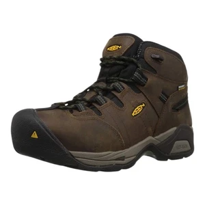 Botas de trabajo Keen Utility para hombre de cuero marrón impermeables con punta de acero talla 8,5 EE - Imagen 1 de 10
