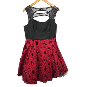 Disney Snow White Princess Dress L Lace Full Skirt Tulle Gothic Emo Hot Topic - Picture 1 of 15