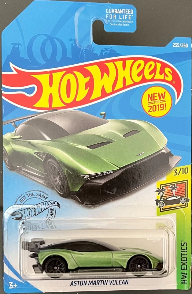 HOT WHEELS  EXOTICS ASTON MARTIN VULCAN GREEN 235/250. SEE COMBINED OFFERS! - Image 1 of 1