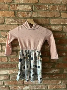 Pink Varidda Long Sleeve Dress - Size 5 - Made In USA - Picture 1 of 6