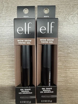 2 ELF e.l.f. NEUTRAL BROWN (83573) Wow Brow Tinted Gel NEW - Image 1 of 4