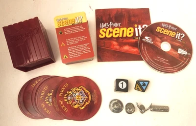 2005 Scene It Harry Potter Replacement Pieces Parts DVD, Tokens, Cards Dice Nice - Image 1 of 4