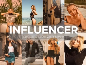 7 INFLUENCER Mobile Lightroom Presets - Desktop Presets - Instagram Presets - Picture 1 of 7