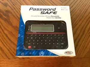 Neu Password Safe Modell 595 hintergrundbeleuchteter LCD integrierter Speicher RecZone - Bild 1 von 3