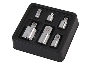 6 Piece Socket Converter Adaptor Reducer Set Female To Male 1/4" 3/8" 1/2" Drive - Picture 1 of 3