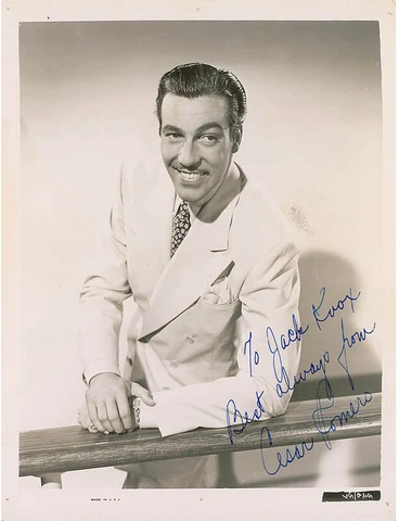 CESAR ROMERO - INSCRIBED PHOTOGRAPH SIGNED Cover