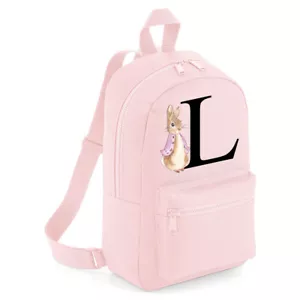 Zaino Personalizzato Bambini Design Coniglio Ragazze Ragazzi Back To School Zaino MBPR - Foto 1 di 3