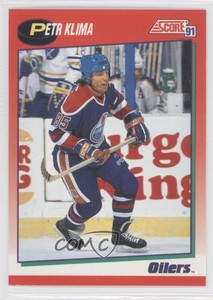 1991-92 Score Canadian English Petr Klima #136