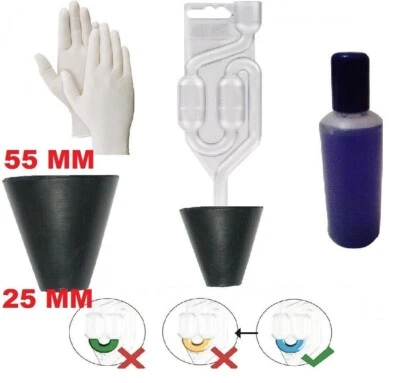 AMD TOOLS KIT TESTEUR DE FUITE DE COMBUSTION TEST DÉTECTEUR DE CO2 JOINT TÊTE ESSENCE DI